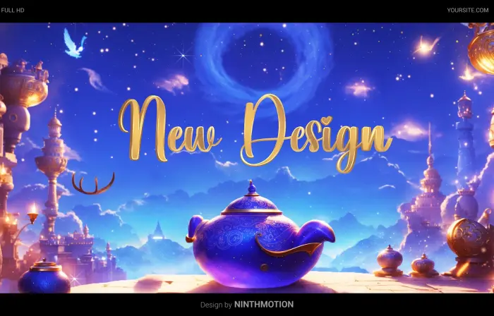 Arabic Mythical World 3D Design Teaser